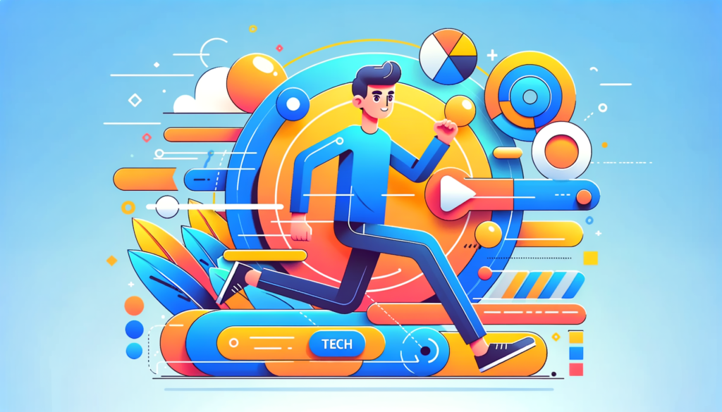 Transforma tus creaciones: Guía para crear personajes animados en 3D vibrantes y emocionantes - ilustración flat design con personaje, paleta…