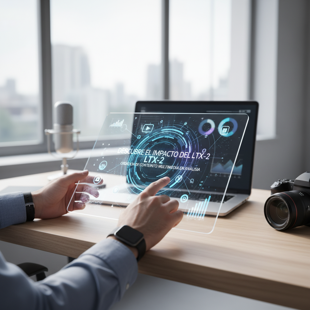Foto de stock profesional de alta calidad sobre Descubre el Impacto del LTX-2 en la Creación de Contenido Multimedia en…