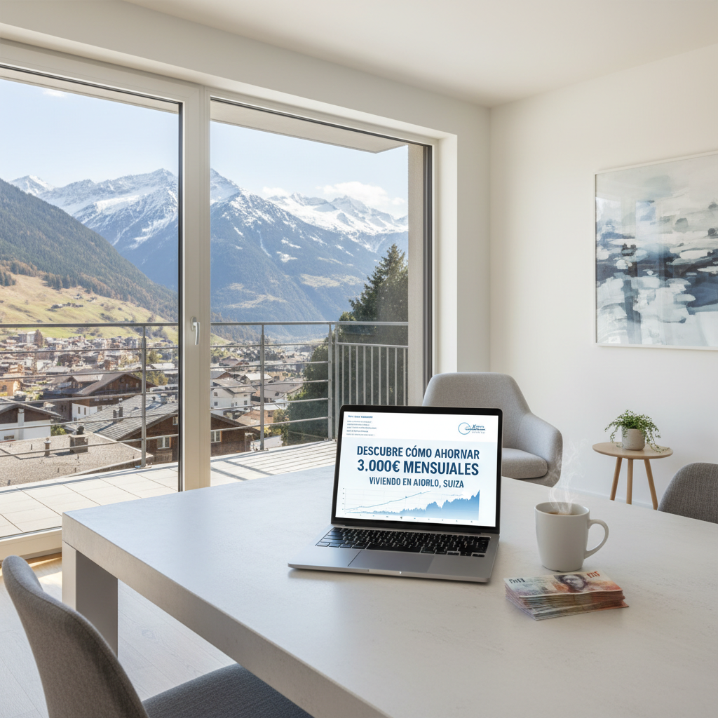 Foto de stock profesional de alta calidad sobre Descubre Cómo Ahorrar 3.000€ Mensuales Viviendo en Airolo, Suiza, iluminación natural de…