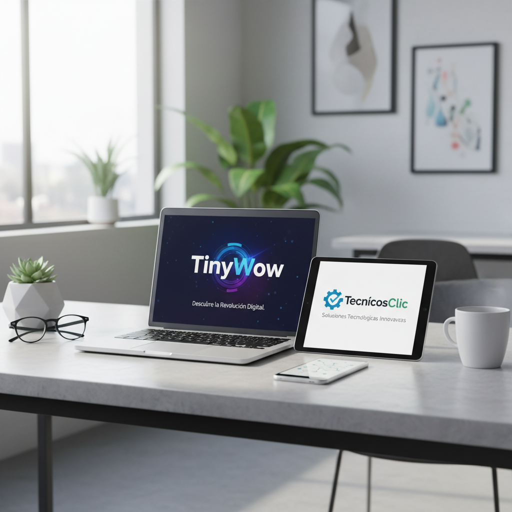 Foto de stock profesional de alta calidad sobre Descubre la Revolución Digital de TinyWow en TecnicosClic, iluminación natural de día,…