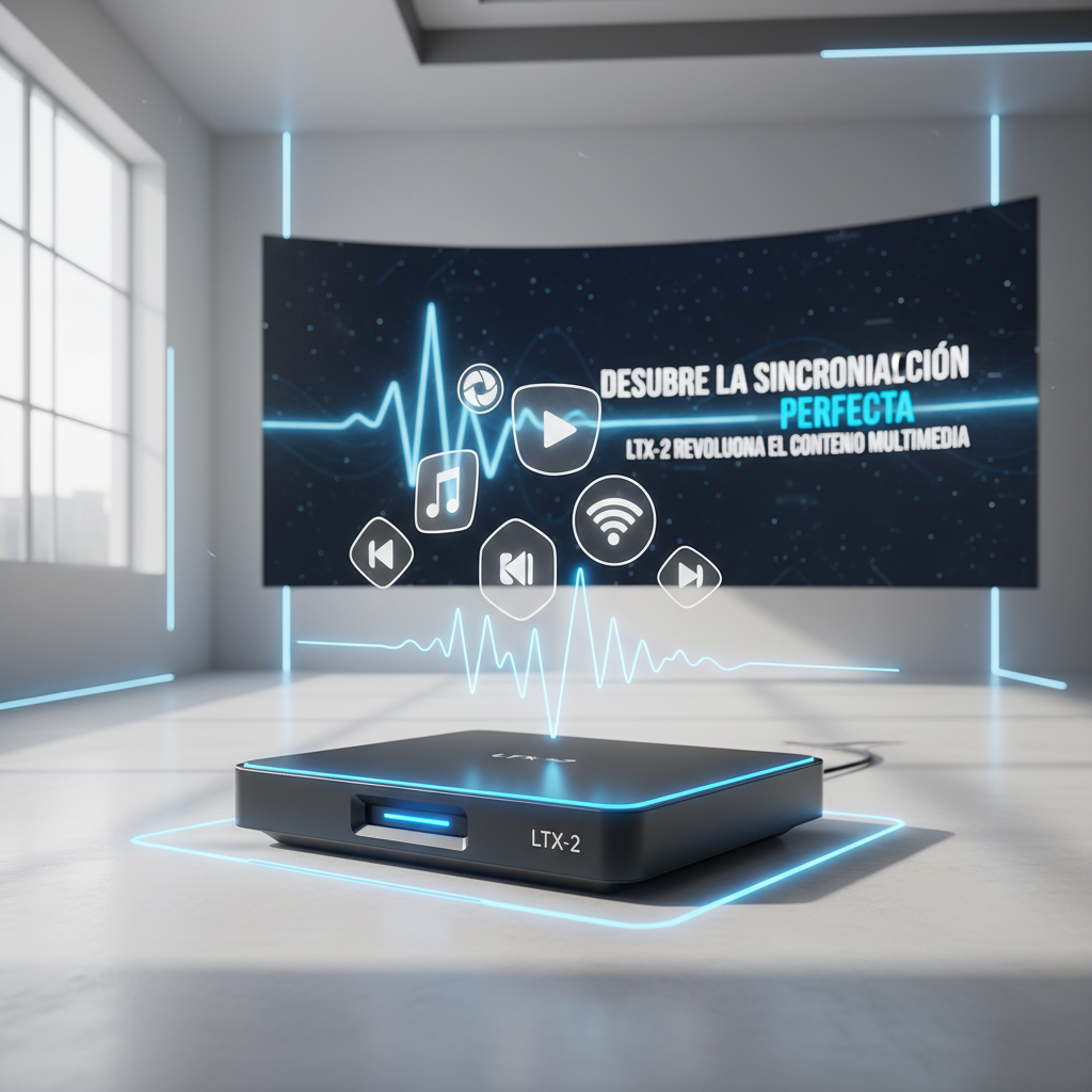 Foto de stock profesional de alta calidad sobre Descubre la Sincronización Perfecta: LTX-2 Revoluciona el Contenido Multimedia, iluminación natural de…