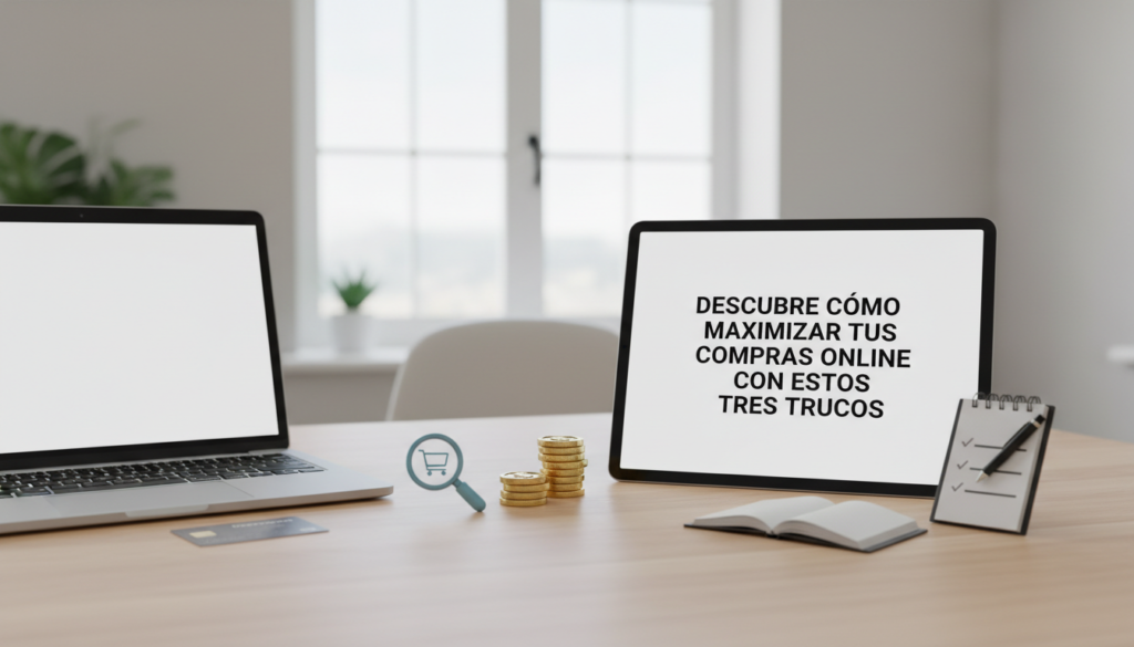 Foto de stock profesional de alta calidad sobre Descubre cómo Maximizar tus Compras Online con estos Tres Trucos, iluminación natural…
